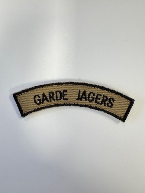 Garde Jagers Schouderembleem Khaki