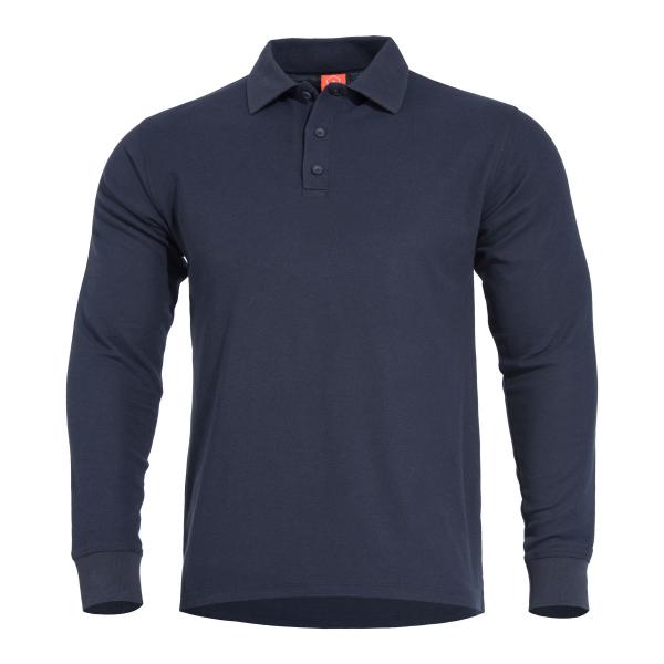 Pentagon Aniketos Long Polo Navy Blue