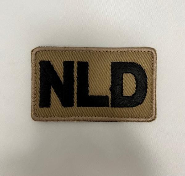 NLD Badge Coyote Brown