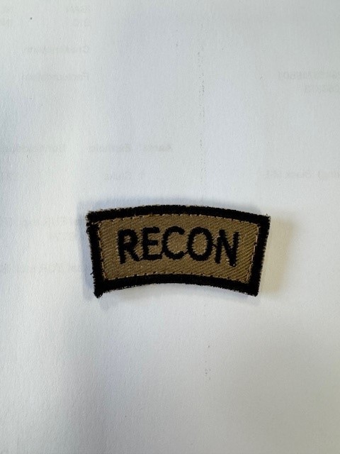 Recon Schouderembleem Khaki
