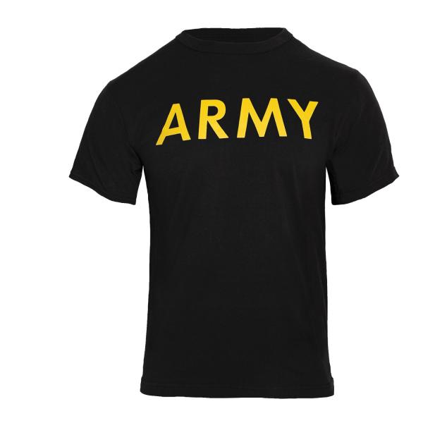 T-Shirt Army zwart