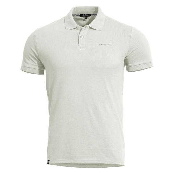 Pentagon Moth Piquet Polo White