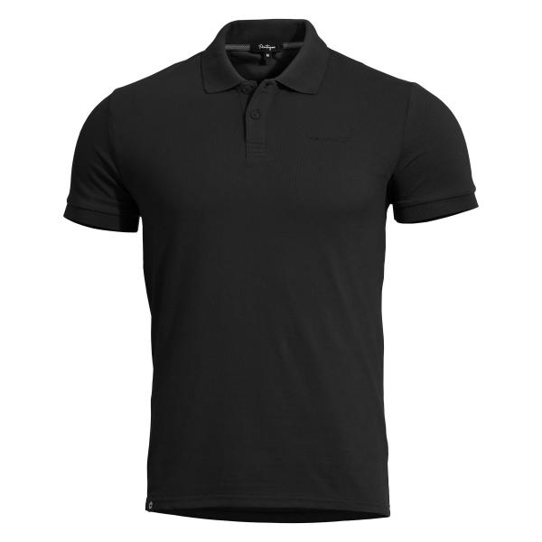 Pentagon Moth Piquet Polo Black