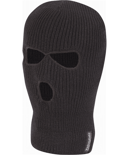 Thinsulate Balaclava 3-gats Black